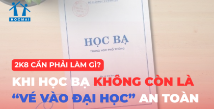 2k8 xét tuyển học bạ