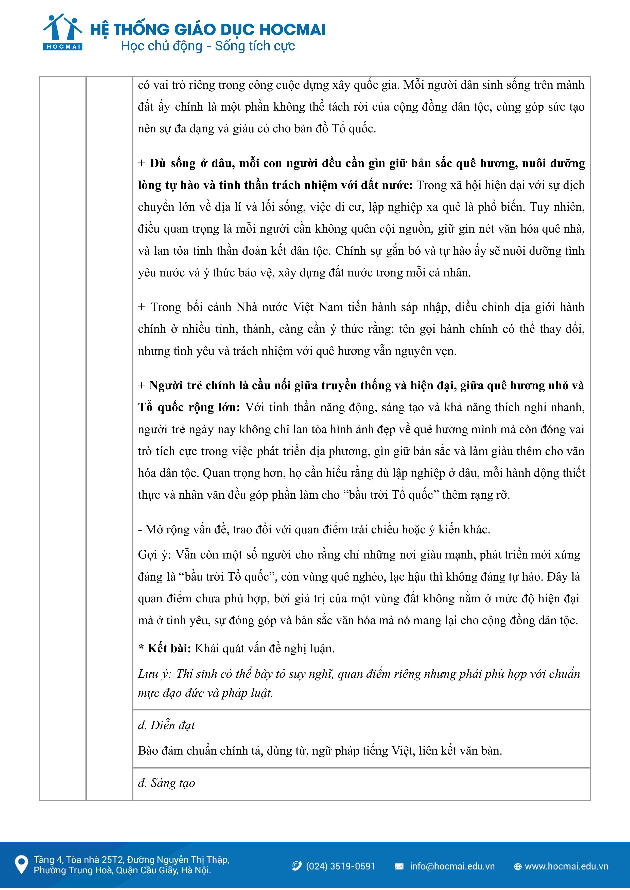 Gợi ý đáp án đề thi môn Ngữ văn kỳ thi tốt nghiệp THPT 2025