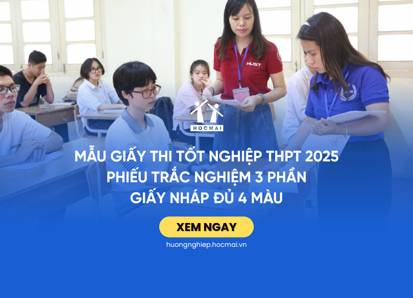 Tốt nghiệp THPT 2025: Mẫu giấy thi tốt nghiệp THPT 2025 thay đổi ...