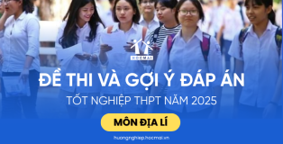 Đề thi và gợi ý đáp án môn Địa lí kỳ thi tốt nghiệp THPT 2025