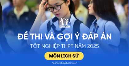 Đề thi và gợi ý đáp án môn Lịch sử kỳ thi tốt nghiệp THPT 2025