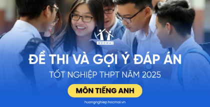 Đáp án môn Tiếng anh kỳ thi tốt nghiệp THPT 2025