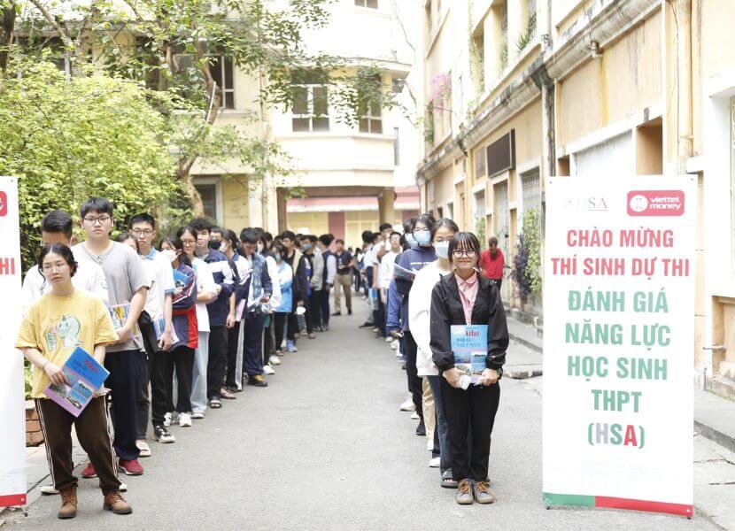 Bài thi HSA được tổ chức tại nhiều tỉnh, thành trên cả nước
