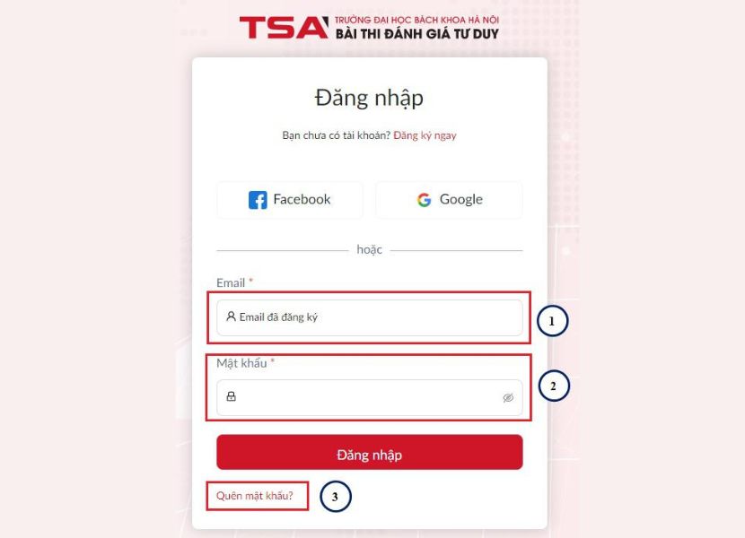 Trường hợp quên mật khẩu, hãy nhấn chọn “Nếu quên mật khẩu”