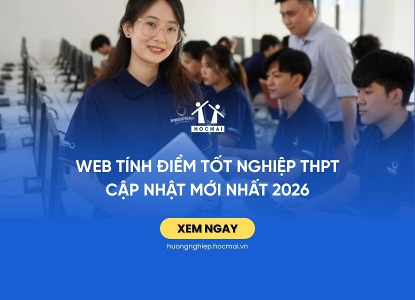 Web tính điểm tốt nghiệp THPT CẬP NHẬT mới nhất 2026