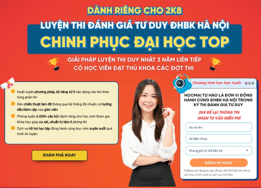 Hướng dẫn ôn thi đánh giá tư duy Bách Khoa với giải pháp PAT TSA của HOCMAI
