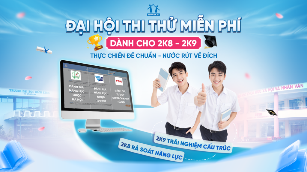 thi thử miễn phí hocmai