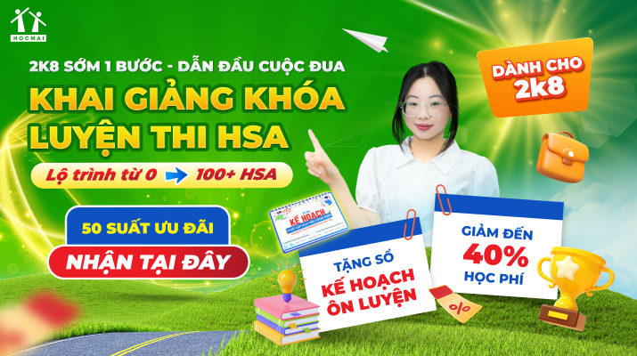 HOCMAI - Giải pháp luyện thi Đánh giá năng lực toàn diện tại Hà Nội