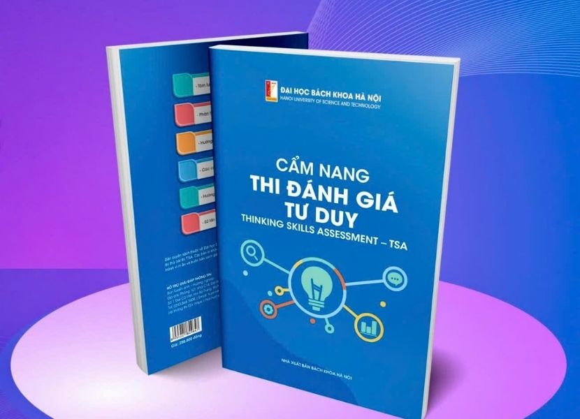 Quyển cẩm nang thi Đánh giá tư duy TSA - HUST phát hành