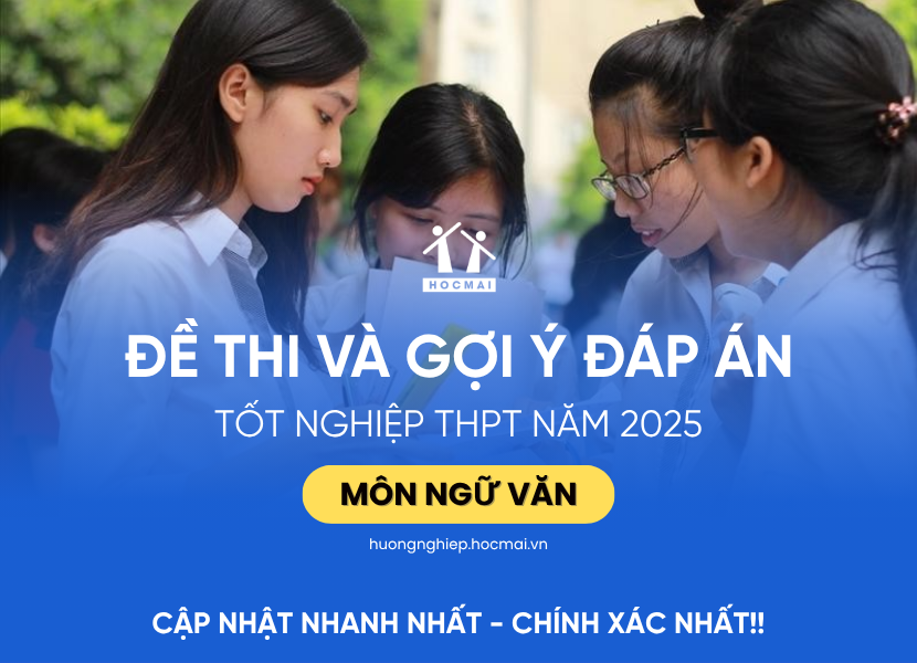 Đáp án chính thức môn Ngữ Văn kỳ thi tốt nghiệp THPT 2025